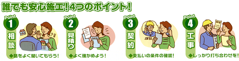 安心施工のポイント