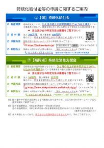 持続化給付金等の申請に関するご案内のサムネイル